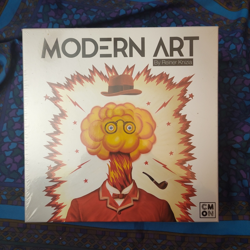CMON Modern Art by Reiner Knizia SEALED NEW Board Game HTF 14+